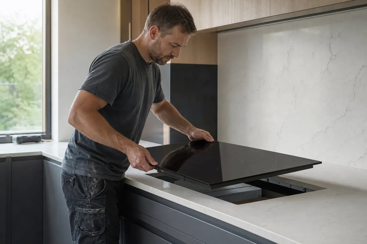 Induction vs gas hobs East Lothian kitchens