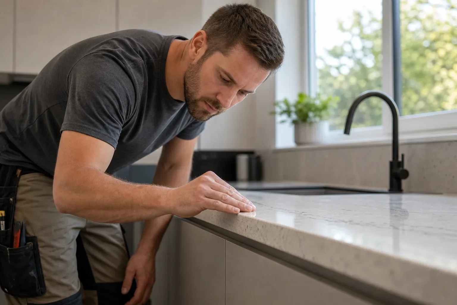Quartz vs granite worktops East Lothian